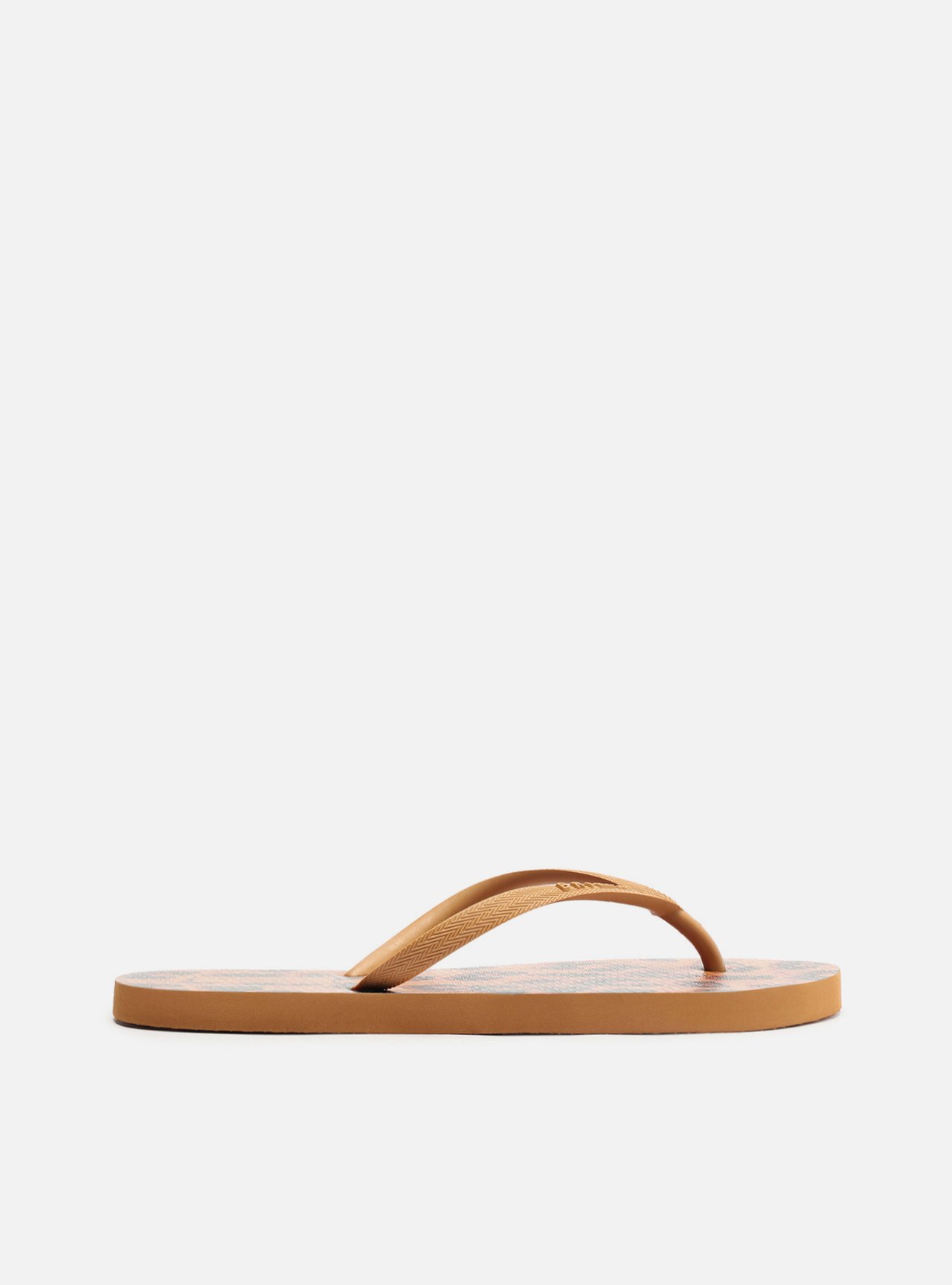 Chinelo de Dedo Marrom Animal Print Essential — foto 3