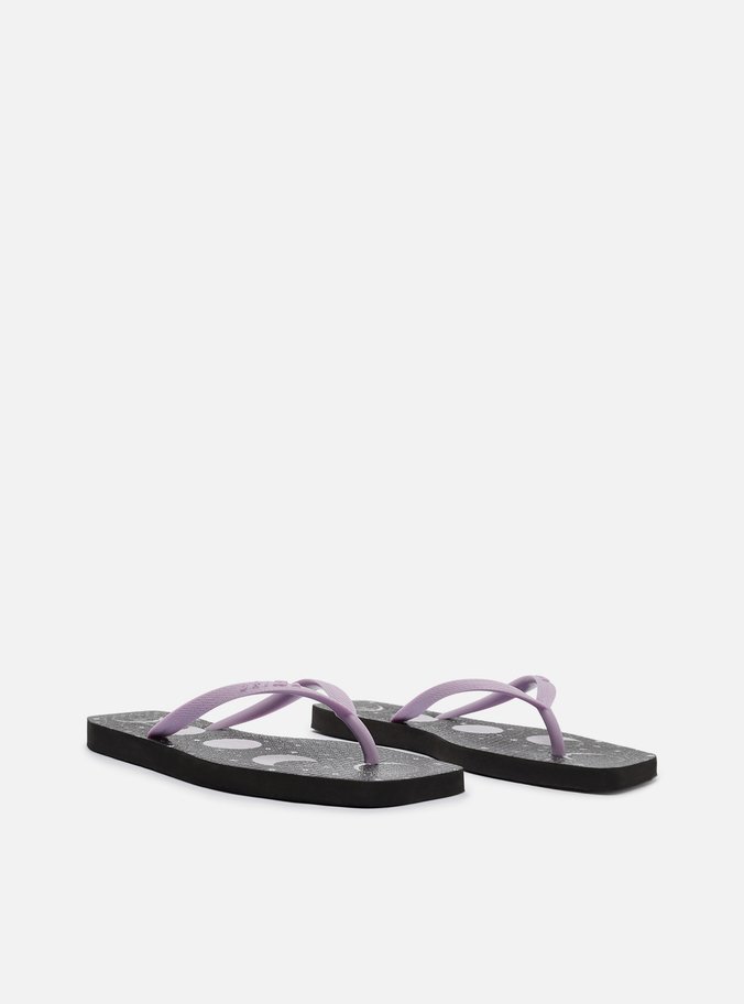 Chinelo de Dedo Jelly Alça Roxa Brizza