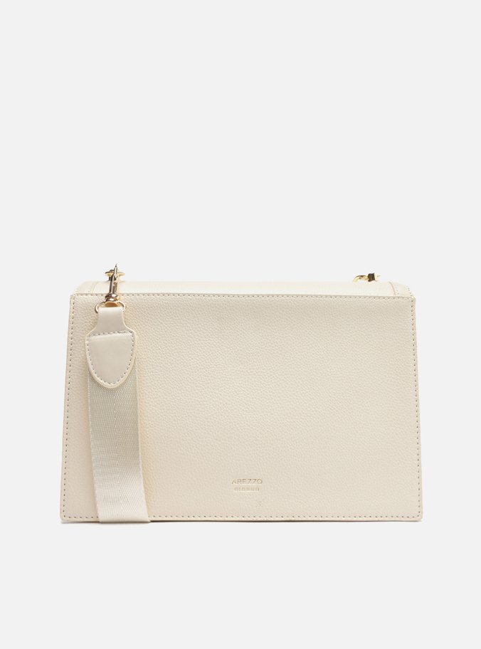 Bolsa Tiracolo Off-White Detalhe Pequena