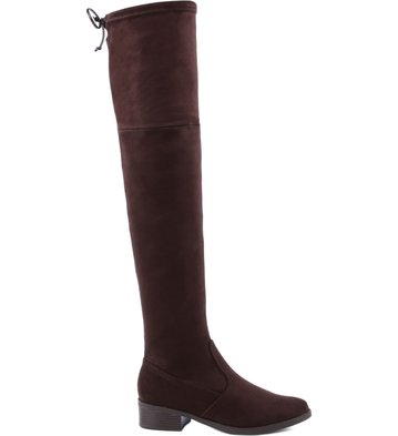 Bota Cano Longo Acamurçada Café