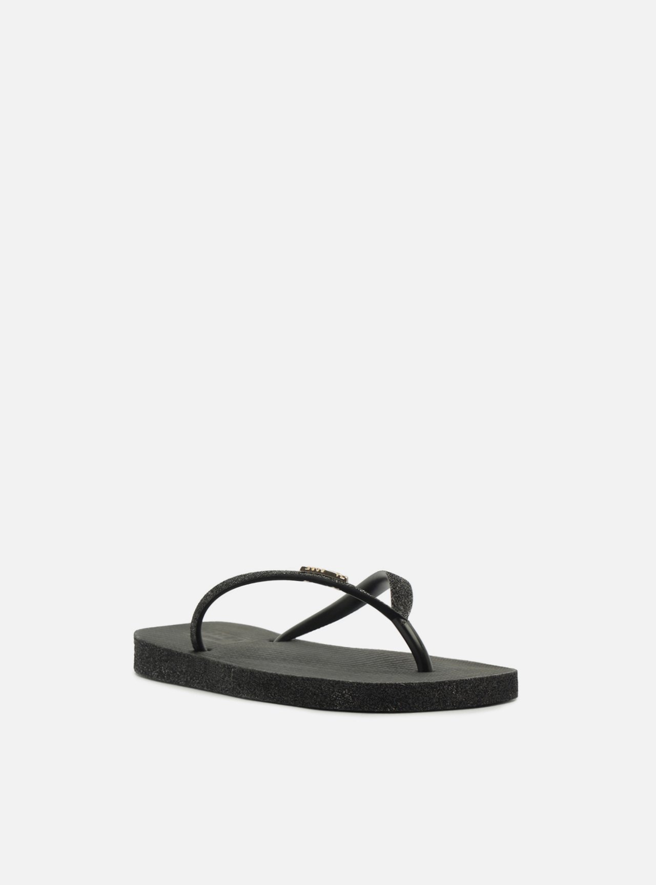 Chinelo de Dedo Preto Bico Quadrado Brizza — foto 2