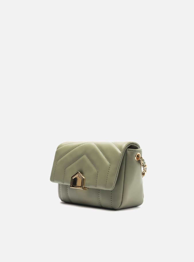Bolsa Verde Tiracolo Média Matelassê