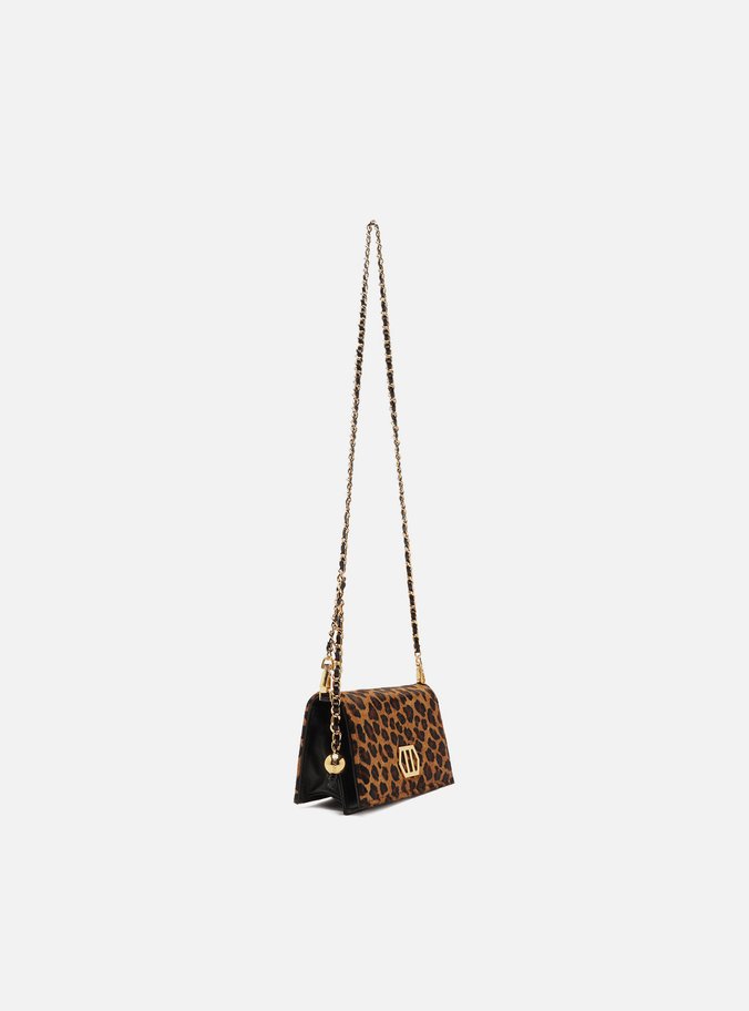 Clutch Animal Print Pequena Metal