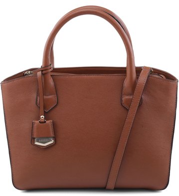 Bolsa Satchel Couro Tan