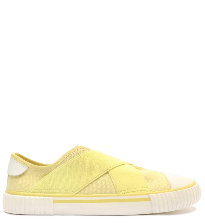 Slip On Amarelo Lona Elásticos ZZ Soul