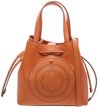 Bolsa Shopping Traforata Orange Ocre