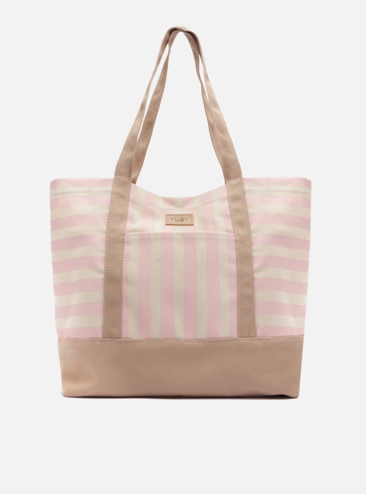 Bolsa Shopping Azul Grande Listrada Brizza — foto 1