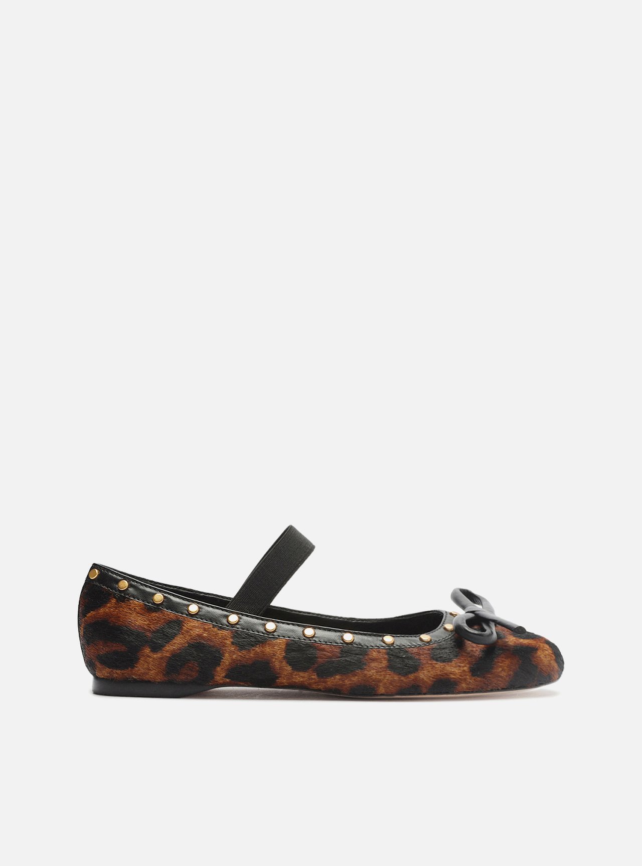 Sapatilha Boneca Animal Print Elástico — foto 1