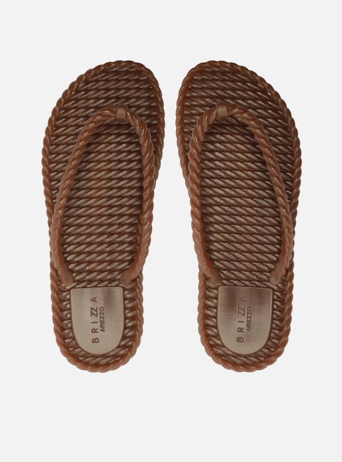 Chinelo Marrom Marrocos Jelly Bacio