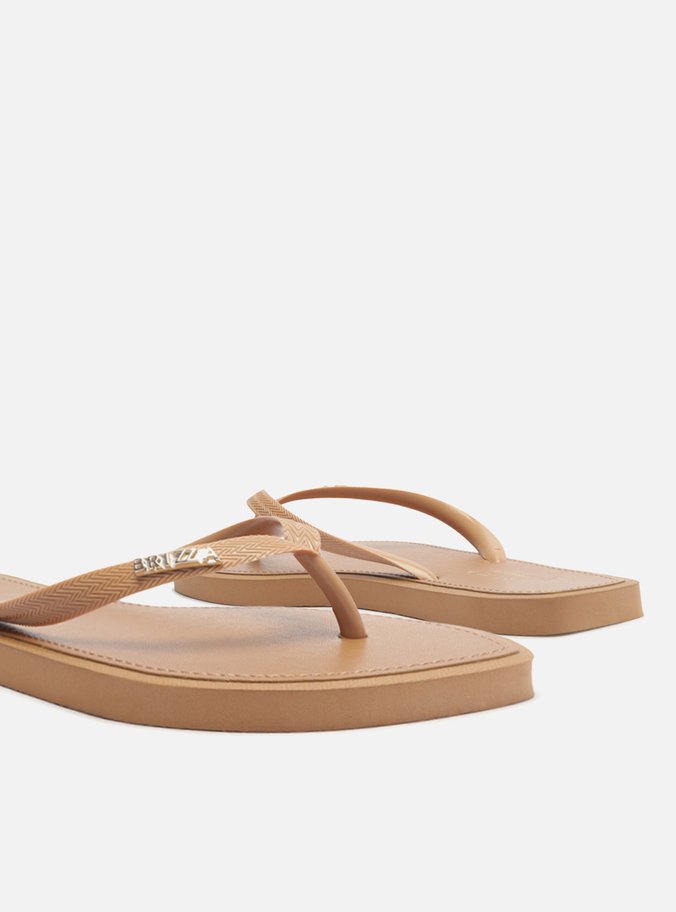 Chinelo de Dedo Nude Leaf Recouro Brizza