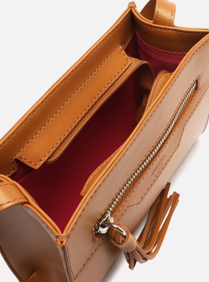 Bolsa Tiracolo Marrom Pietra Pequena