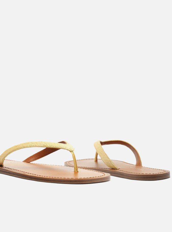 Rasteira Amarela Flat Flip Flop