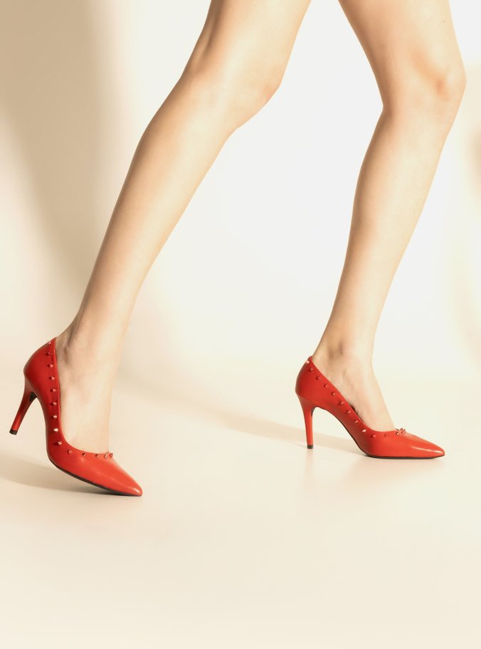 Arezzo scarpin vermelho deals