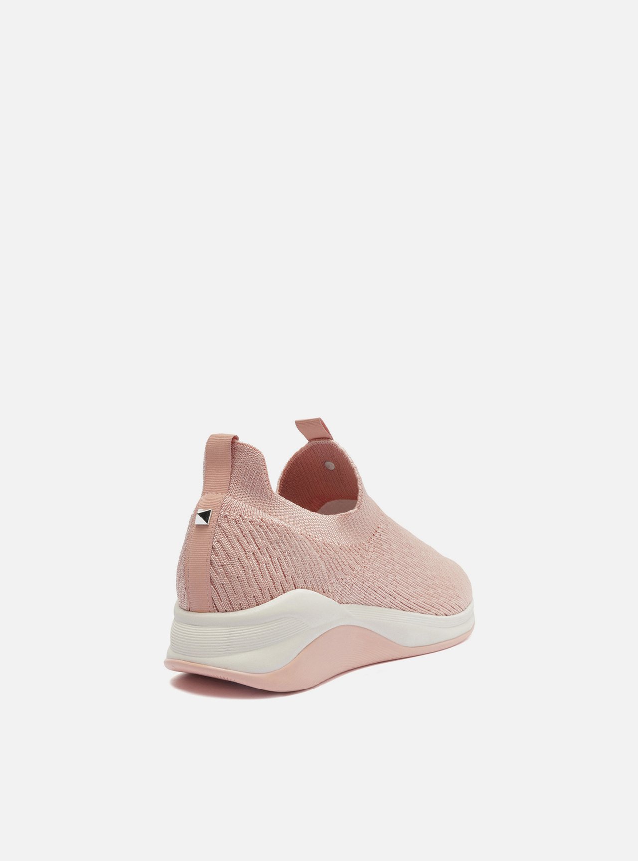 Tênis Rosa Knit Solado Esportivo — foto 3