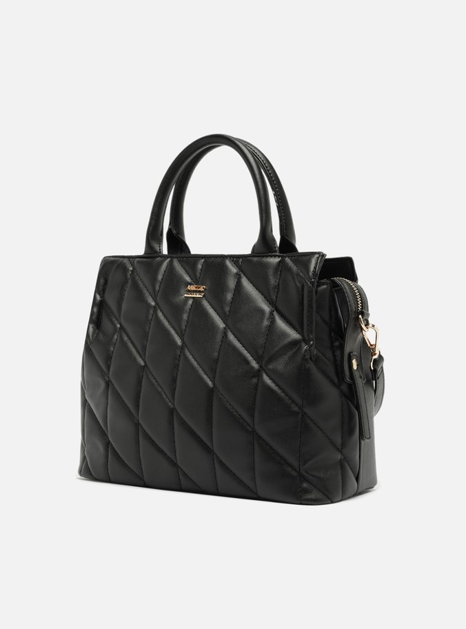 Bolsa Shopping Preta Grande Costuras