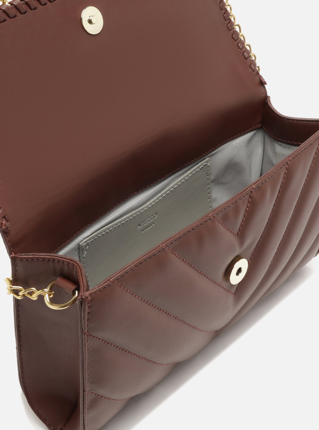 Bolsa Tiracolo Vermelha Média Matelassê Corrente — foto 4