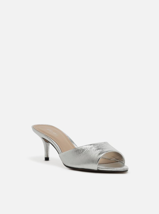 Mule Prateada Salto Fino Tira