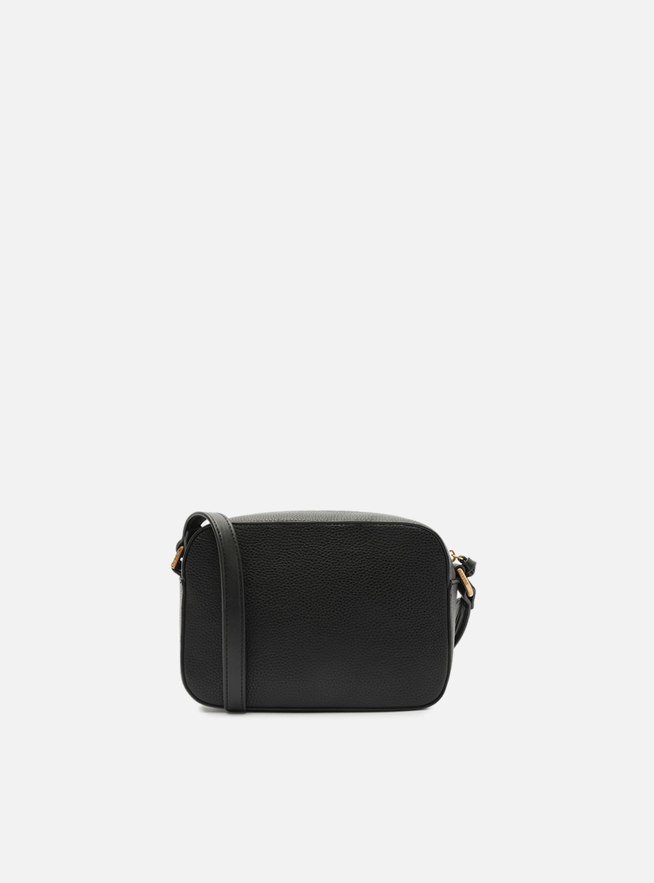 Bolsa Tiracolo Branca Pequena Granulada Metais — foto 3