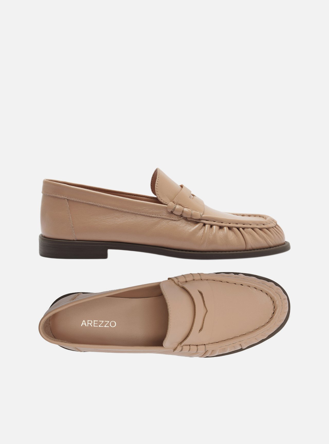 Mocassim Nude Couro — foto 5