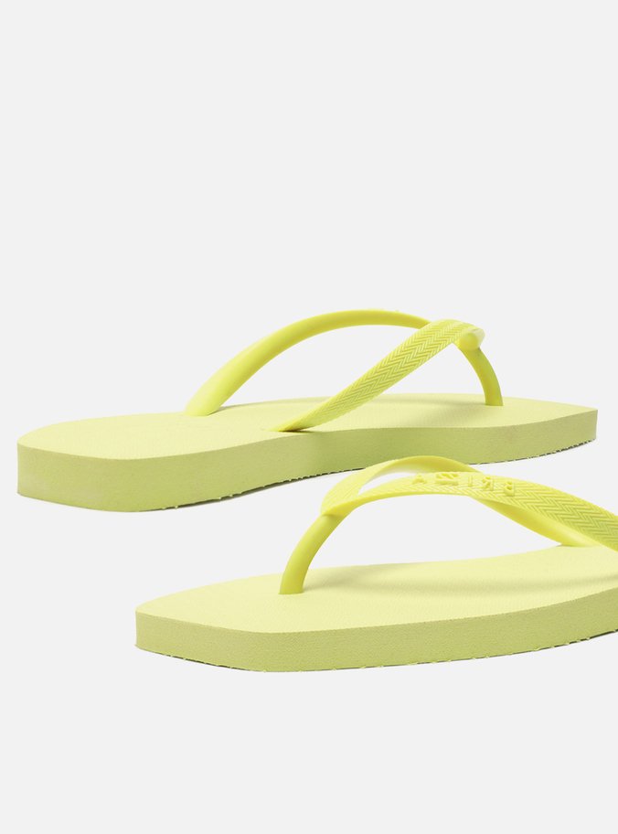 Chinelo de Dedo Amarelo Básico Square Brizza