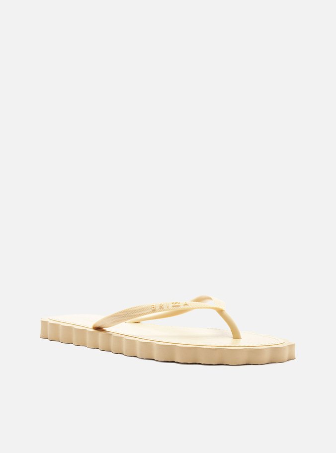 Chinelo de Dedo Bege Recouro Daisy