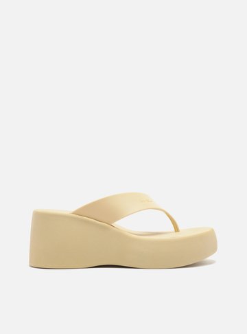 Tamanco Bege Flatform Barcelona