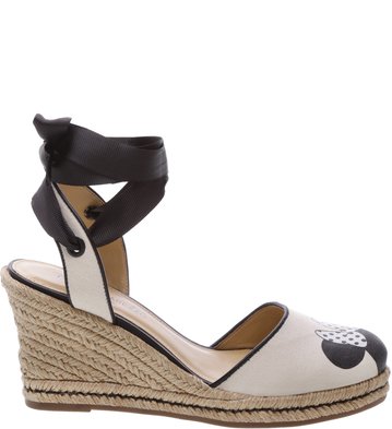 Disney x Arezzo | Espadrille Lace Up Pop Preta