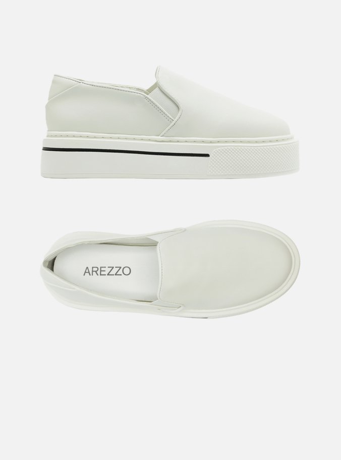 Slip On Branco Sola Alta