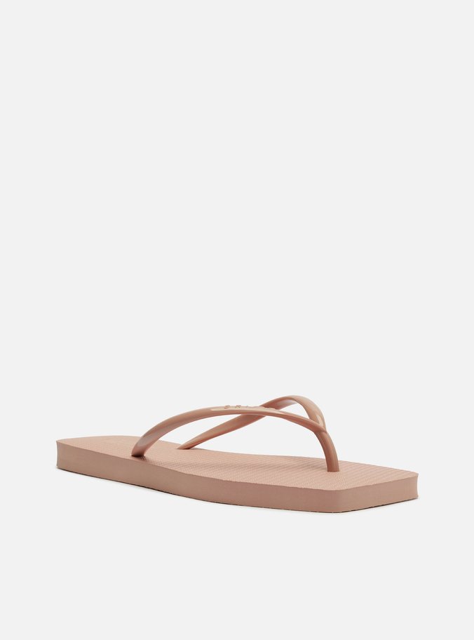 Chinelo de Dedo Rosa Flat Brizza