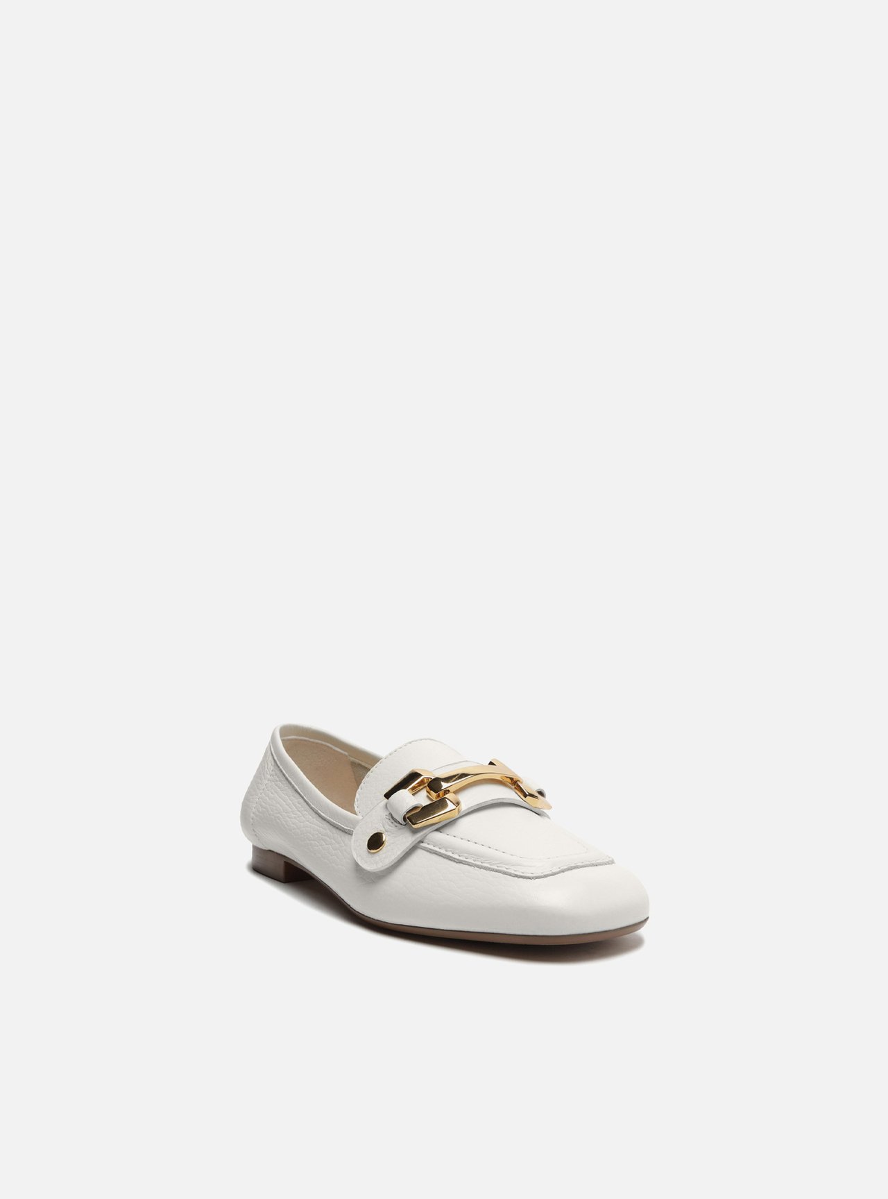 Loafer Branco Couro Bridão Switch com Troca de Bridão — foto 5