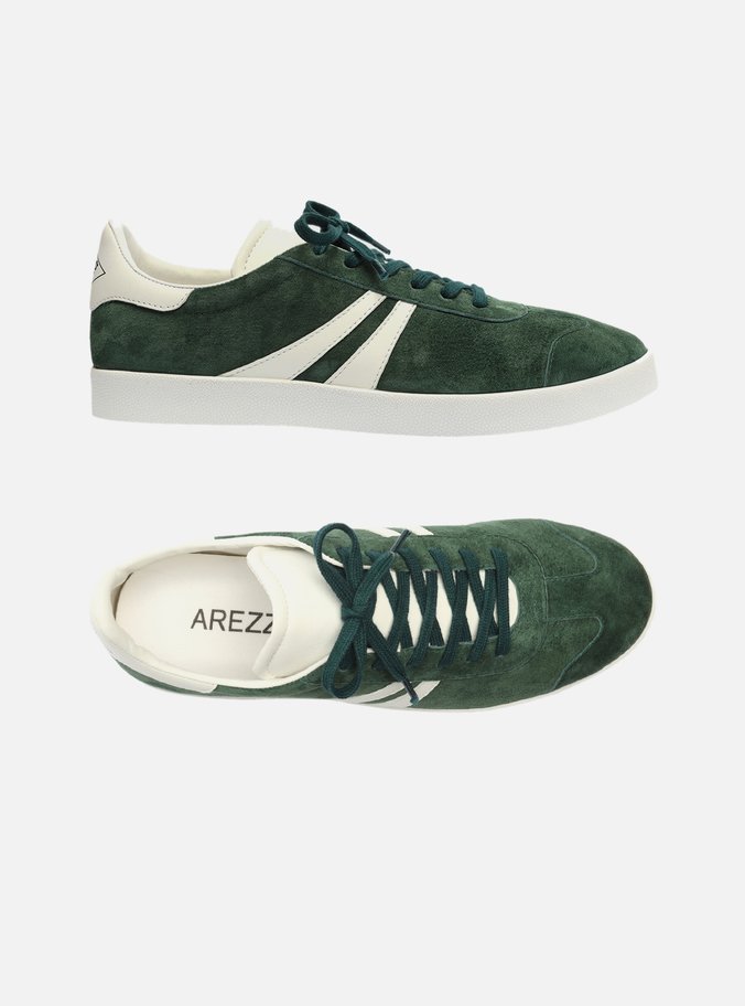 Tênis Verde Suede ZZ Mov Listras