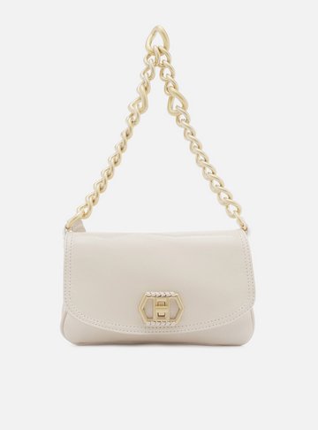 Bolsa Tiracolo Branca Couro Amélia Pequena