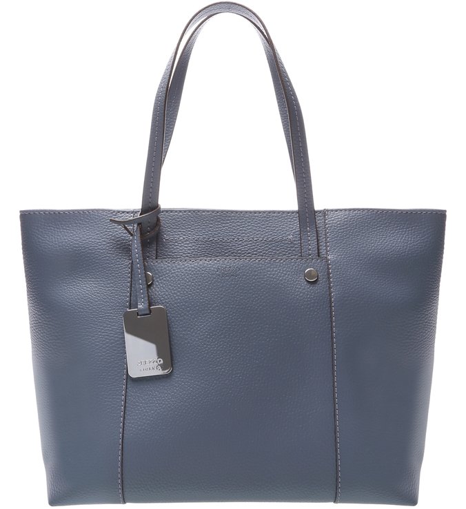 Bolsa Shopping Grande Bag Charm Metal Stone Blue