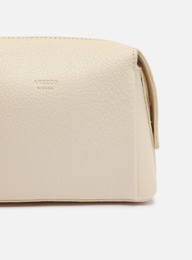 Bolsa Tiracolo Off-White Minimal