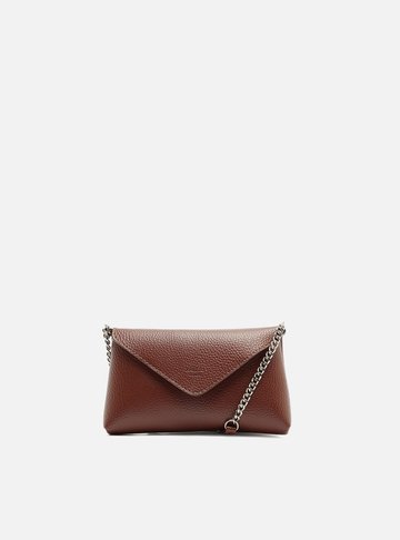 Arezzo — Bolsa Tiracolo Marrom Pequena Corrente