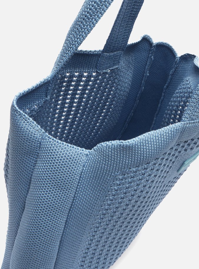 Bolsa Shopping Azul Crochê Grande