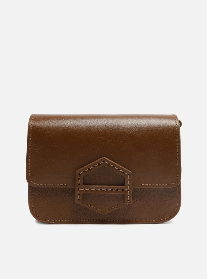Bolsa Tiracolo Marrom Couro Western
