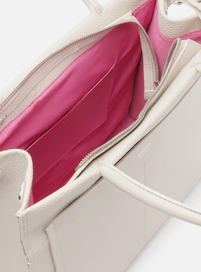 Bolsa Shopping Branca Grande Bolso