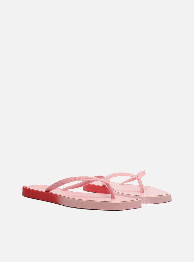 Chinelo de Dedo Rosa Square Brizza Color