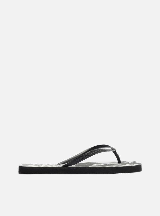 Chinelo Preto Estampa Brizza