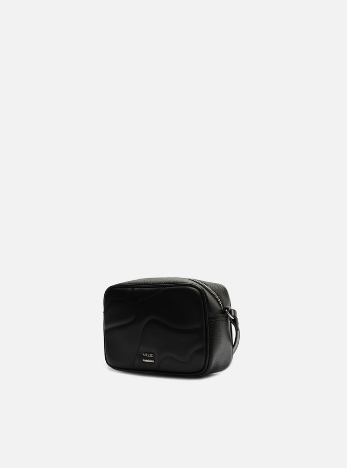 Bolsa Tiracolo Preta Waves Pequena Elisa