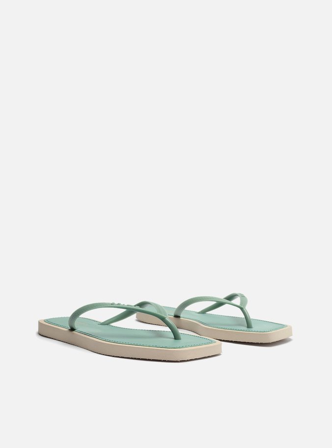 Chinelo de Dedo Verde Square Recouro Brizza