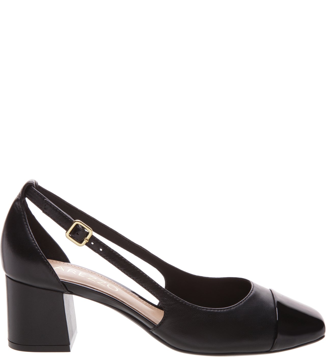 Scarpin top xadrez arezzo