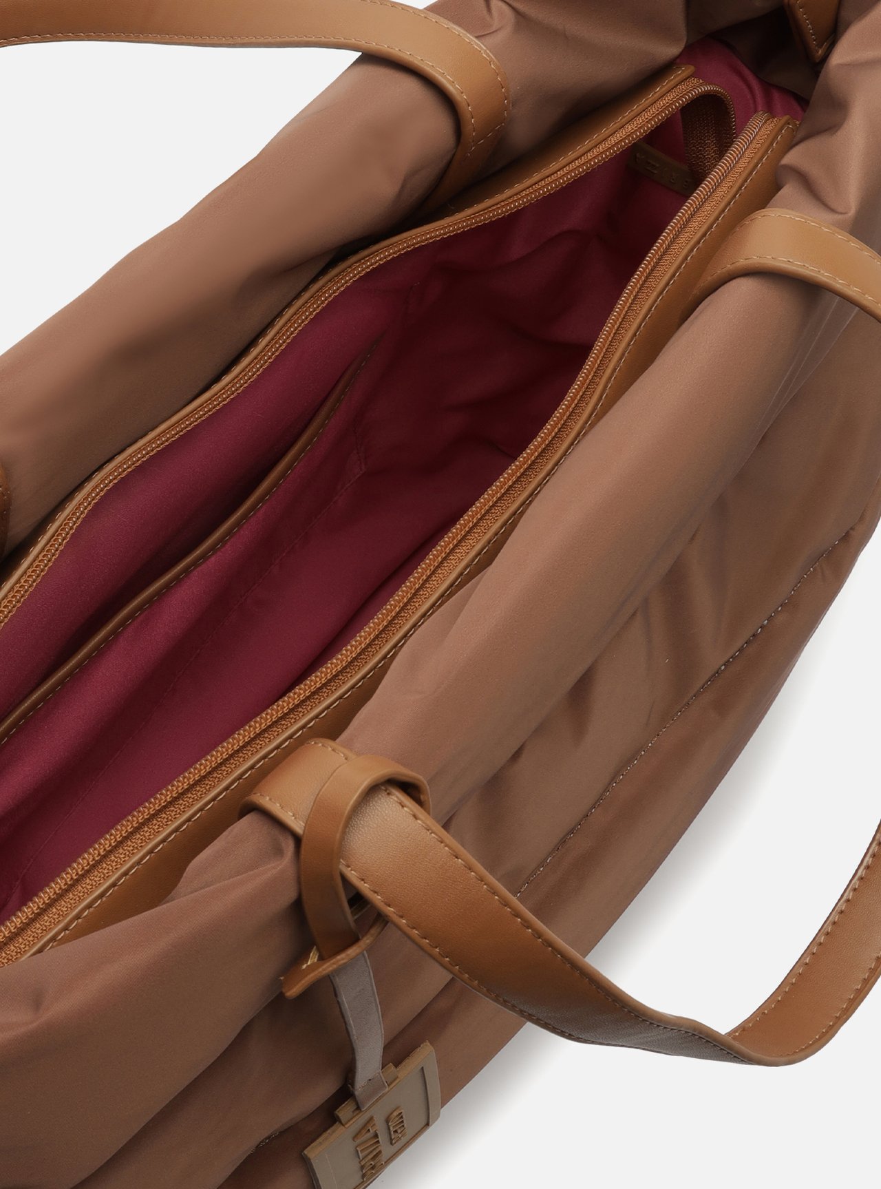Bolsa Shopping Marrom Grande Matelassê Brizza — foto 4