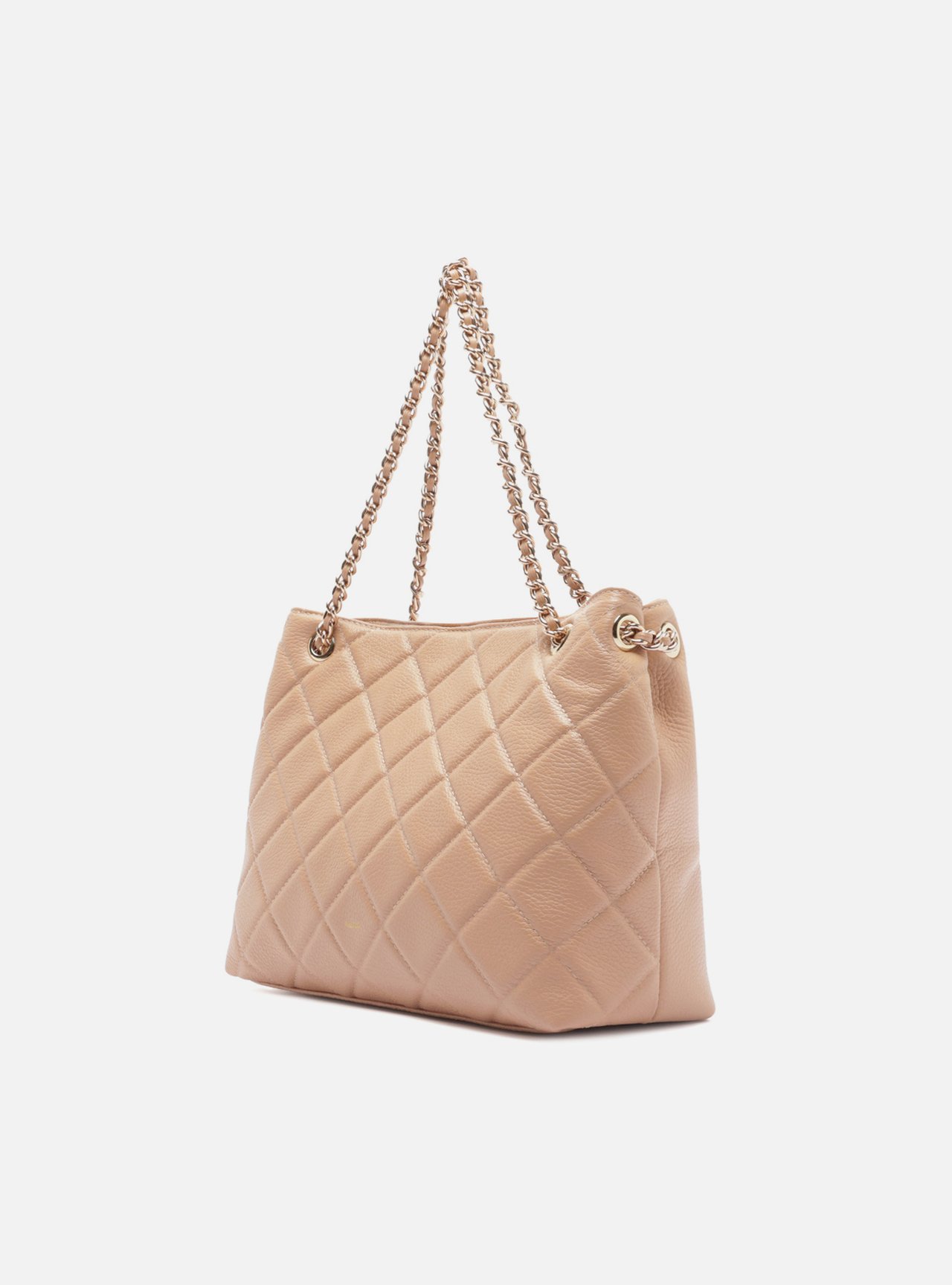 Bolsa Tote Rosa Couro Matelassê Gab Média — foto 2