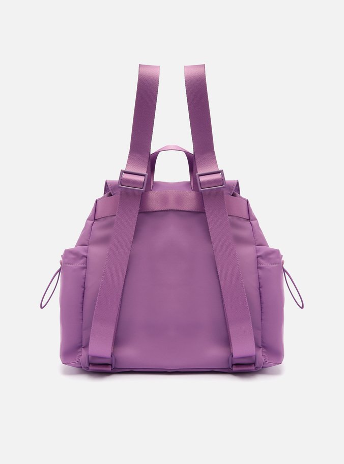 Mochila Roxa Nylon Média Brizza