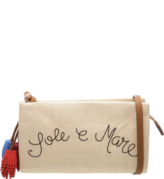 Bolsa Tiracolo Sole & Mare Palha