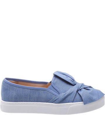 Slip-on Laço Jeans