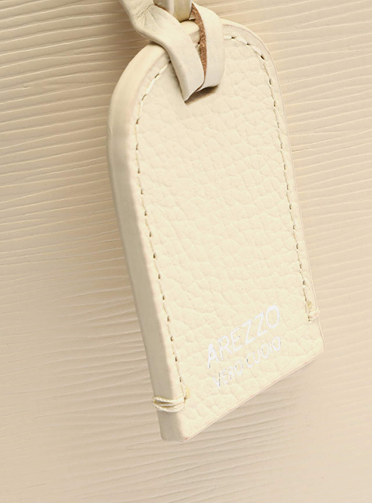 Bolsa Tote Off-White Couro Wave Bella Média — foto 6