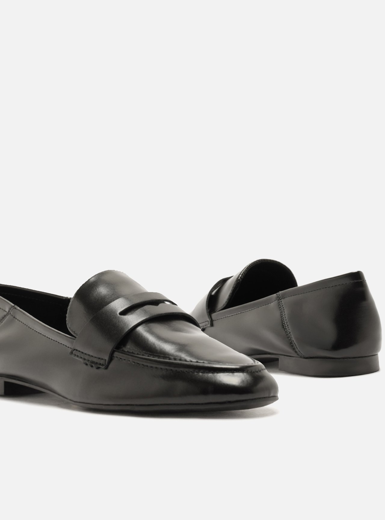 Mocassim Preto Couro Tira Classic — foto 4
